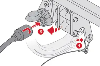 Citroen C4 - Attelage à rotule démontable sans outil