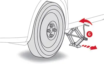 Citroen C4 - Roue de secours